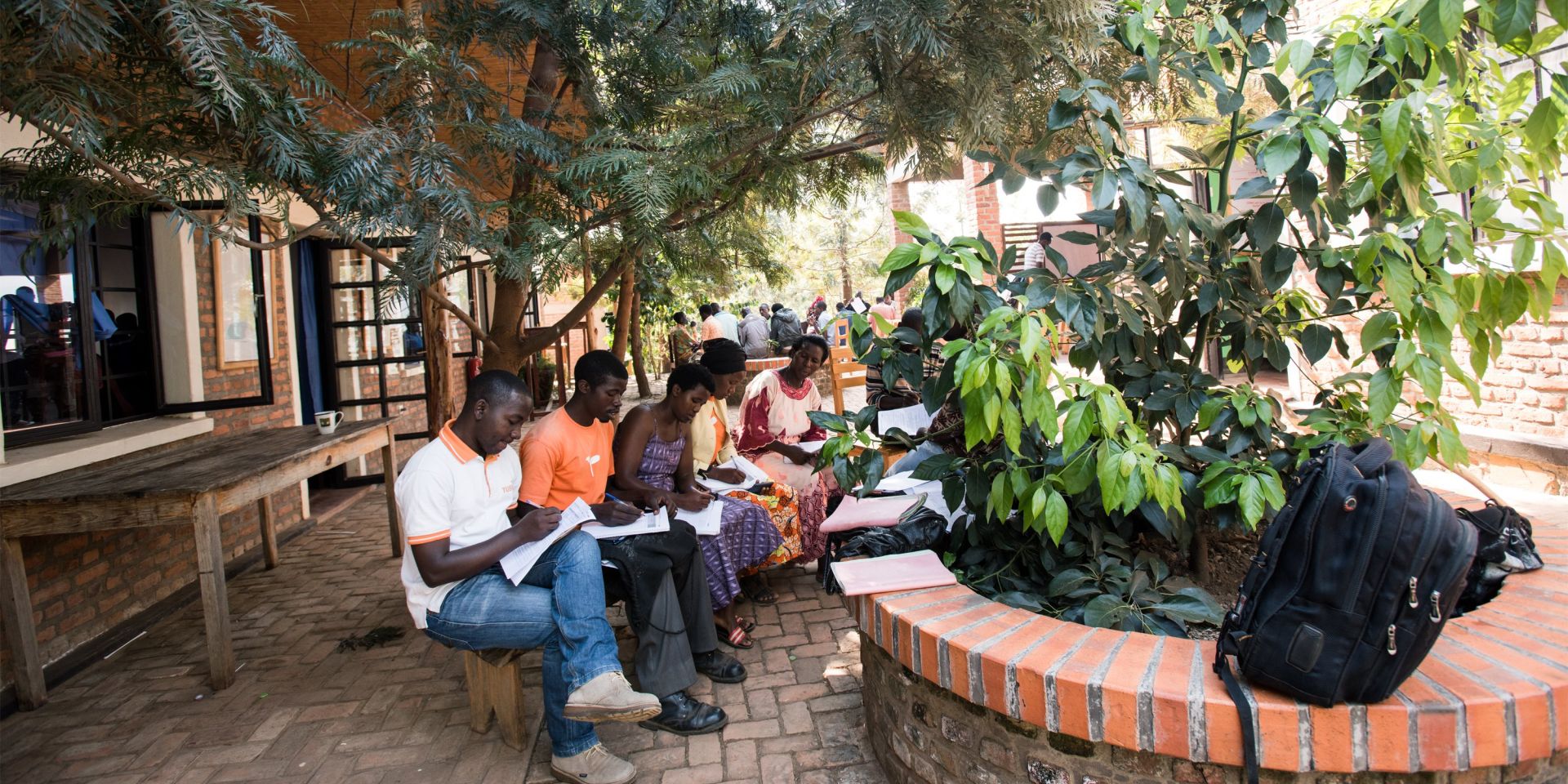 Outdoors shot of the Rwandan Headquarters of One Acre Fund