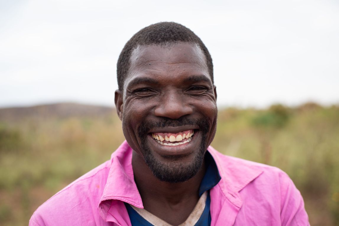 Malawian farmer, Handson John