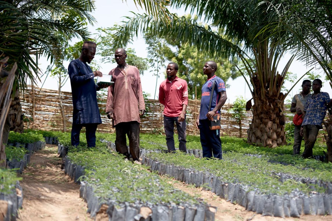 OAF Field team members Q&A session with the Nursery Manager